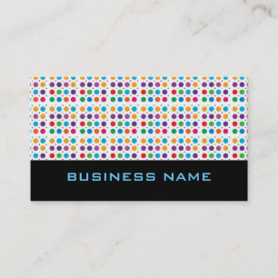 Retro Polka Dot Business Card