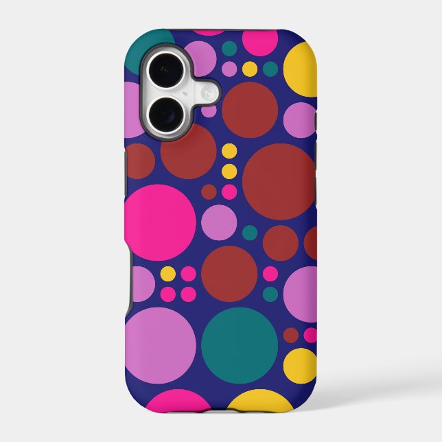 Retro Polka Dot Mosaic Pattern #3 (Back)