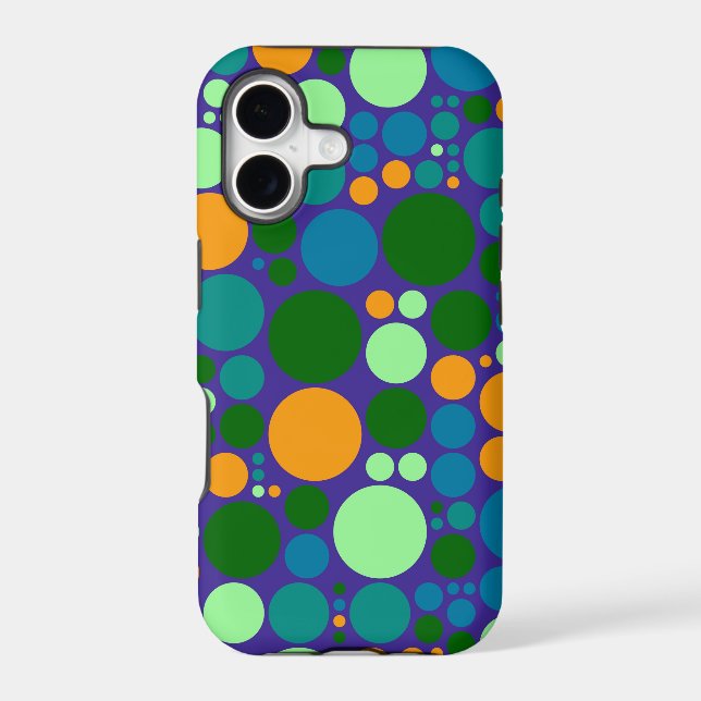 Retro Polka Dot Mosaic Pattern #6 (Back)