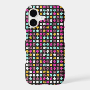 Retro Polka Dot Painted Canvas #4