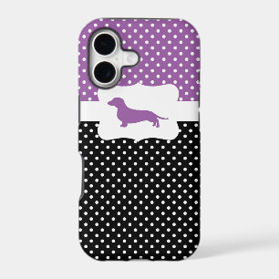 Retro Polka Dot w/Dachshund