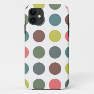 retro polka dots iPhone 11 case