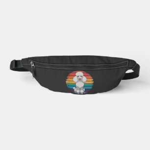 Retro Poodle Lover Dog Gifts for Poodle Owners Men Fanny Pack