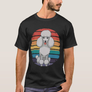 Retro Poodle Lover Dog Gifts for Poodle Owners Men T-Shirt
