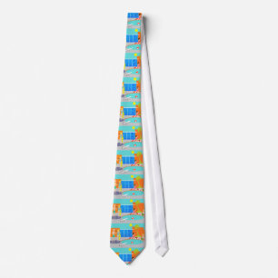 Retro Pool Party Tie