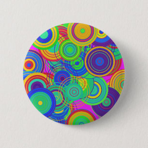 Retro Pop Art 2 Inch Round Button