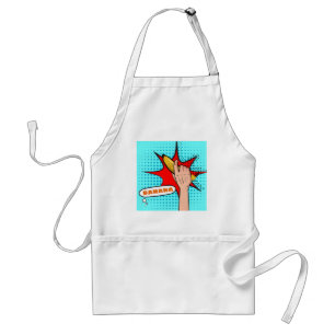 Retro Pop Art Banana Comic Book Style Standard Apron