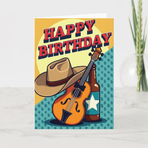 Retro Pop Art Birthday Card