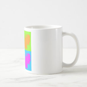 Retro Pop Art Bison Buffalo Artwork Coffee Mug