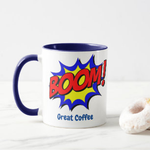 Retro Pop Art - Boom Conçu Mug