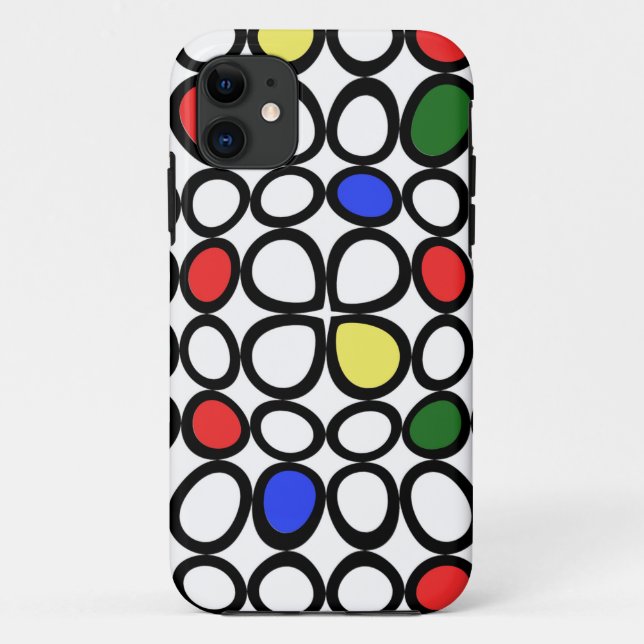 Retro Pop Art Colourful Phone Case (Back)