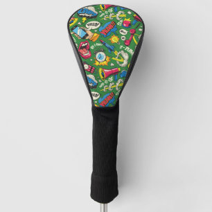Retro Pop Art Comic Explosion Golf Head Cover