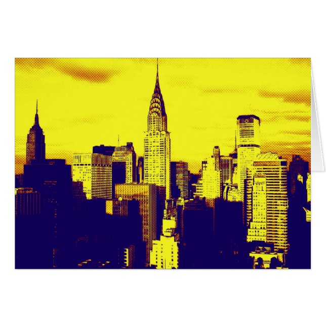 Retro Pop Art Comic New York City (Front Horizontal)