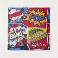 Retro pop art, comic shout pattern.