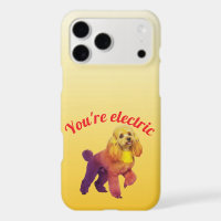 Retro Pop Art Electric Poodle Phone Case