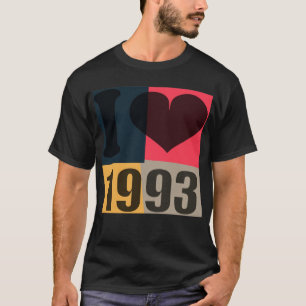 Retro Pop Art - I heart 1993 T-Shirt