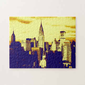 Retro Pop Art New York City Jigsaw Puzzle