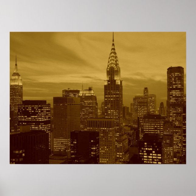 Retro Pop Art New York City Poster (Front)
