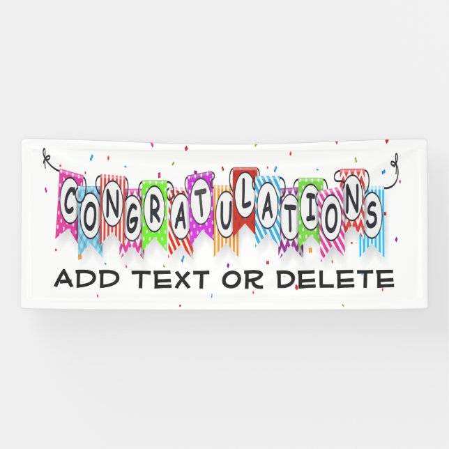 Retro Pop Art Pretty Lady Birthday Banner (Horizontal)
