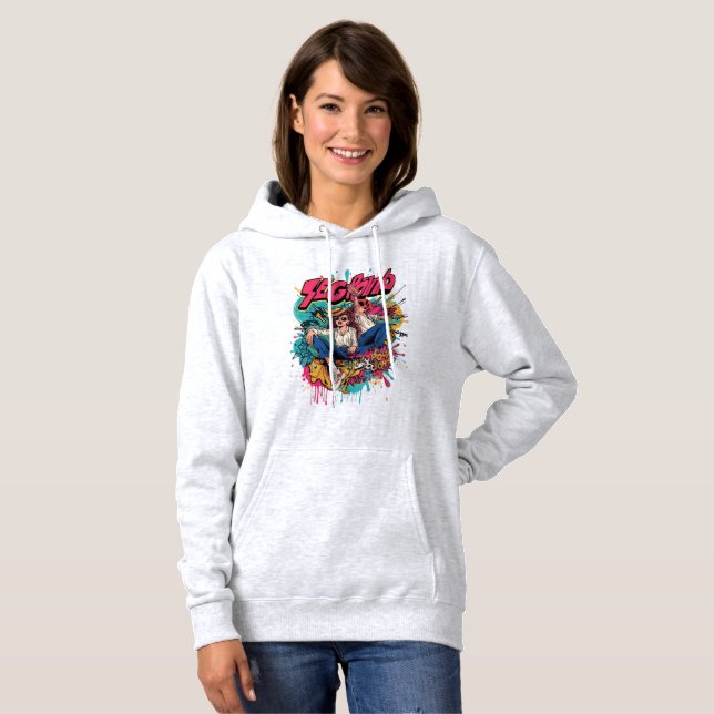 Retro Pop Art Tee – Bright Youth Style (Front Full)