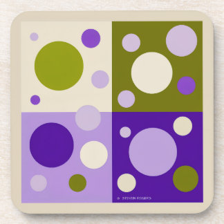 RETRO POP CIRCLES COASTERS (6).