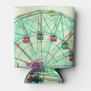 Retro Pop Summer Carnival Can Cooler