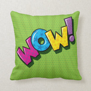 RETRO POP WOW! Pillow
