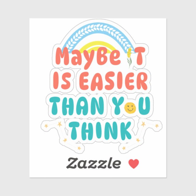 Retro Positive Quote  (Sheet)