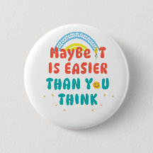 Retro Positive Quote Button