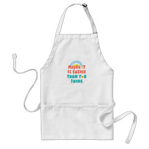 Retro Positive Quote  Standard Apron