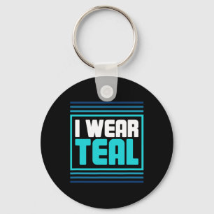 Retro Post Traumatic Stress Ptsd Awareness Keychain