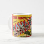 Retro Postcard Savannah Georgia Mug<br><div class="desc">A vintage,  retro postcard greeting for Savannah,  Georgia.  Colourful,  fun mug!</div>