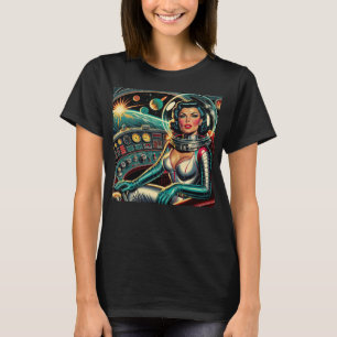 Retro Powered by lipstick! T-Shirt
