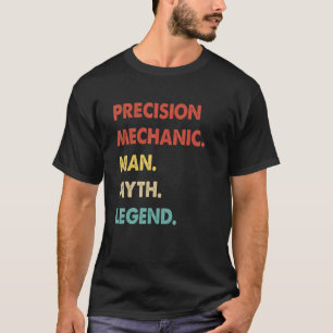 Retro Precision Mechanic Man Myth Legend T-Shirt