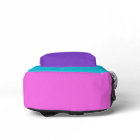 Retro Preppy Purple, Teal & Pink 90's Colour Block