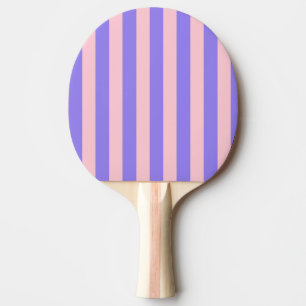 Retro Preppy Sportswear Stripes - Purple Pink Ping Pong Paddle