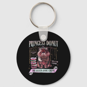 Retro Princess Donut Dungeon Crawler Carl Book Lov Keychain