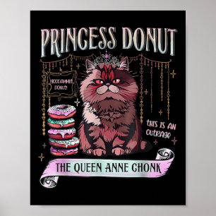 Retro Princess Doughnut Dungeon Crawler Carl Book  Poster