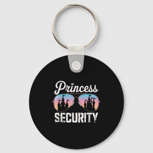 Retro Princess Security Protection Castle Men Wome Keychain