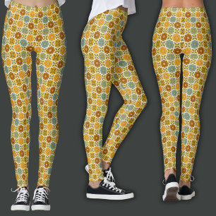 Retro Print   Retro Chic Leggings