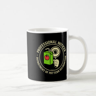 Retro Professional Noticer Department Of Pattern R Coffee Mug