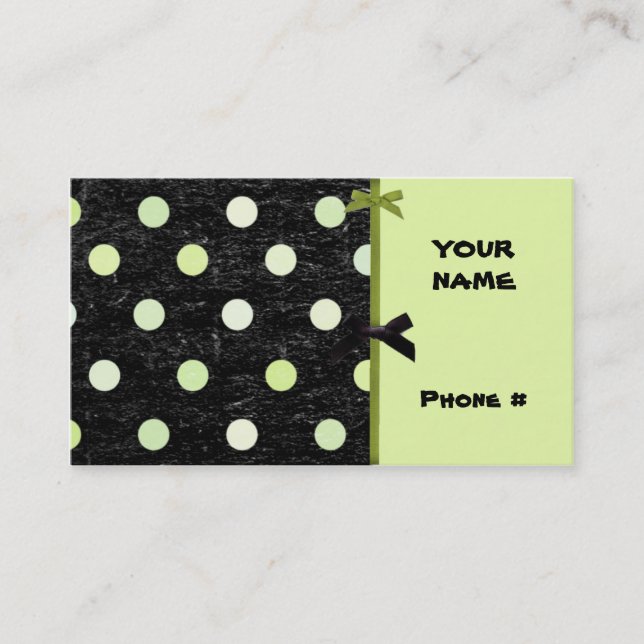 Rétro profil et/ou carte de visite (Devant)