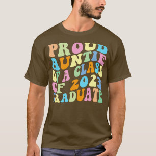 Retro Proud auntie Of A Class Of 2023 Graduate Gro T-Shirt