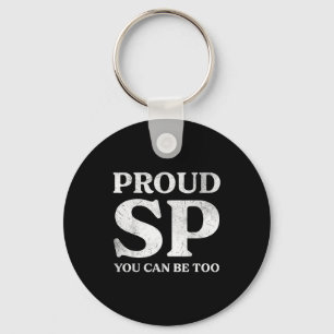 Retro Proud Sp Anti Scientology Funny Quote Idea  Keychain