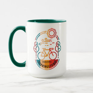 Retro Provincetown Bike Trail  Mug
