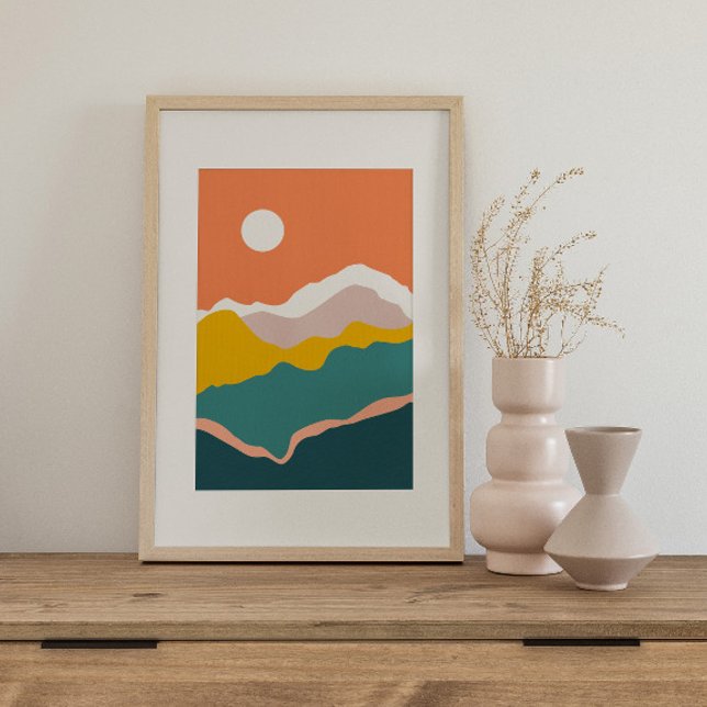 Retro psychedelic Groovy Colourful poster (Creator Uploaded)