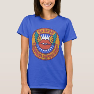 Retro Psychedelic Speech-Language Pathologist SLP T-Shirt