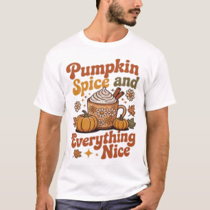 Retro Pumpkin Spice Everything Nice Classic T-Shir T-Shirt