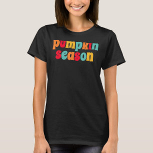 Retro Pumpkin Spice Season Cozy Fall Autumn Hygge  T-Shirt