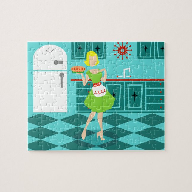 Rétro puzzle de cuisine (Horizontal)